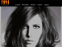 Tablet Screenshot of mhcoiffure.com